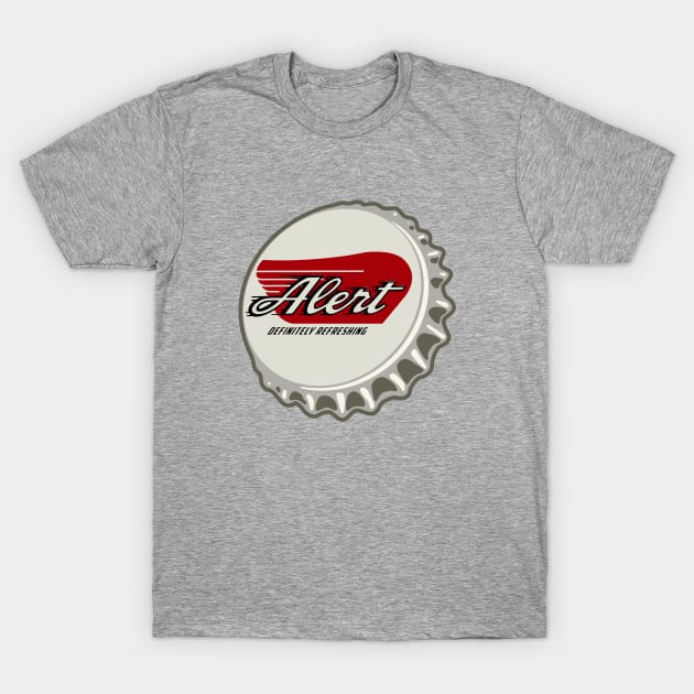 Vintage Alert Soda Bottlecap T-Shirt by StudioPM71